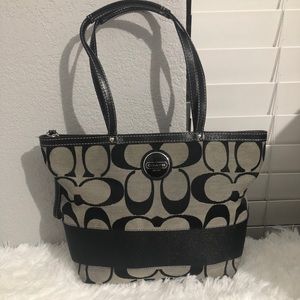 Coach signature handbag